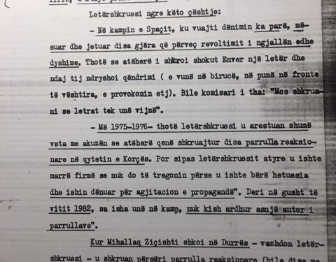 Letra e gazetarit dhe shkrimtarit Halil Laze për Enverin: Si më propozuan në burgun e Spaçit,për spiun birucash