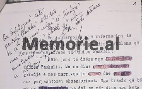 Raporti i Çajup Rusmajlit: Odhise Paskali shet bustet e Enverit, lekët i prish me gra dhe vajza imorale