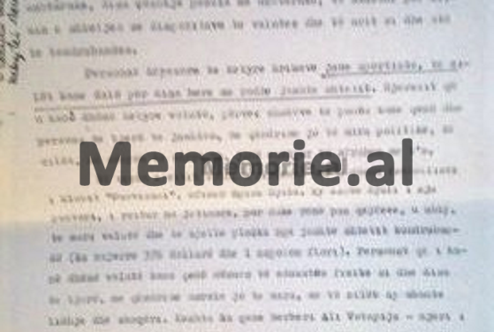 “Njazi Lleshi, Dodan Përmeti dhe Spiro Gjika, u dënuan për kontrabandë valute”…/Raporti sekret për Komitetin Qendror