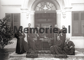 Gjergj Fishta me Klerike Katolike