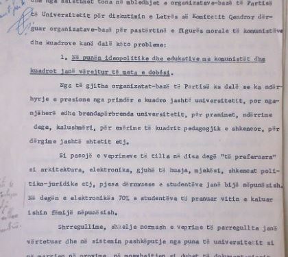 Raporti sekret për Komitetin Qëndror: Tritan Shehu me figurë morale-politike jo të mire….