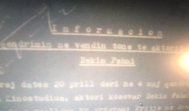 Vizita e aktorit të madh në Shqipëri në 1972-in, Sigurimi: Bekim Fehmiu adhuron Titon dhe kishte dëshirë të madhe të shikonte shokun Enver…