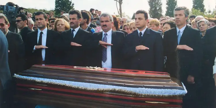 Memorie.al Ceremonia e mortiti Mbreteresha Gerardine