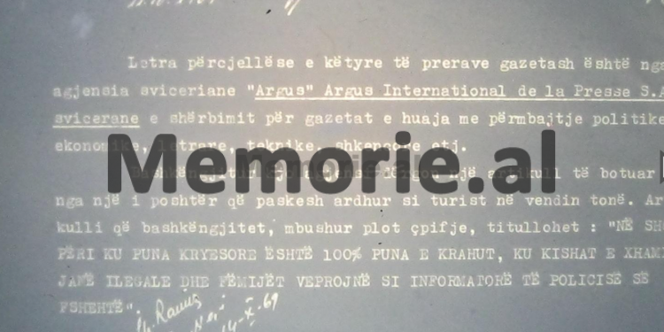 Revista zvicerane: Shqipëria “Kina e vogël e kuqe Europës”, me 25 mijë policë, fëmijët informatorë të Sigurimit, priftërinj fshesaxhinj?!