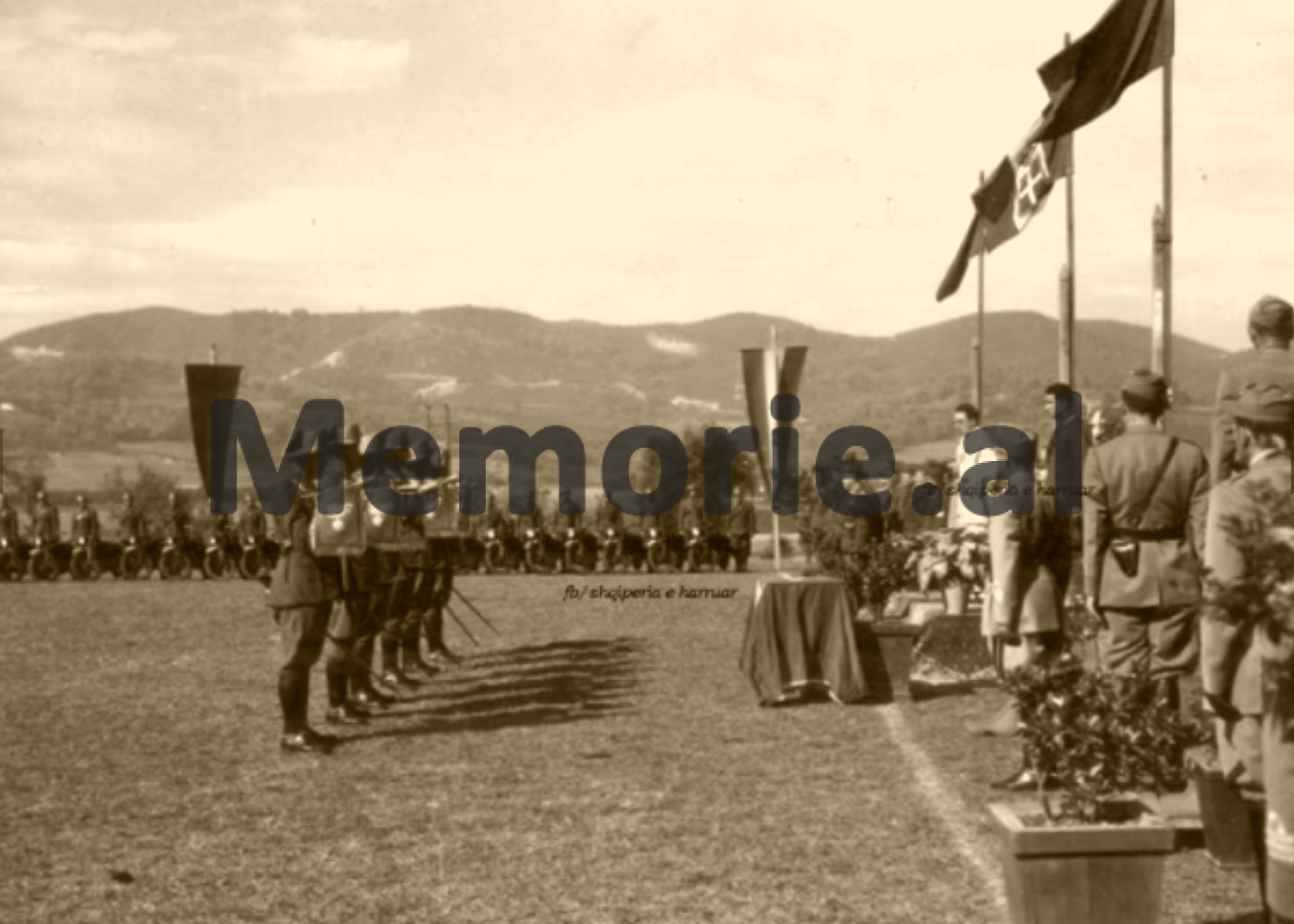 When King Zog brought to Albania the remains of Naim bej Frashëri ...