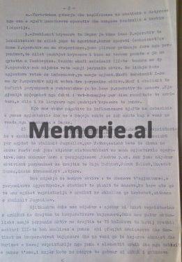 1960 letter to Hysni Kapo / “Besniku”, “Lisi”, “Rubiku”, “Mali” etc., the Security General issues the nicknames of Peshkopi….