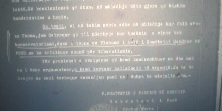 Roli në filmin e Kinostudios i artistes së famshme, Justina Aliaj / Letra e Prokop Murrës për Hysni Kapon e Ramizin: Nuk e kam dhënë unë lejen që ajo…