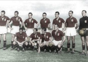 The tragedy of Superga, when he died in the plane crash, the “Great Turin”.