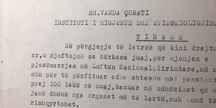 Kur Masar Shehu deklaronte veterane të Luftës “armiken e popullit”, Vanda Çorati…?!
