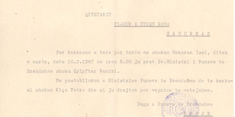 Dëshmia tronditëse: Çfarë i kërkoi Sigurimi i Shtetit vëllait tim dhe pse e hodhi atë nga kati i tetë i Hotel “Tirana” në 17 nëntor të ’86-ës….