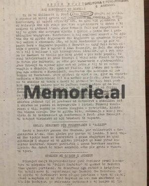 Trakti i Staraveckës: Largohem nga Partia Komuniste e fëlliqur. Në Berat vramë e premë për t’ju marrë paratë njerëzve dhe në Perisenkë zumë gratë nga shalët dhe sisët…