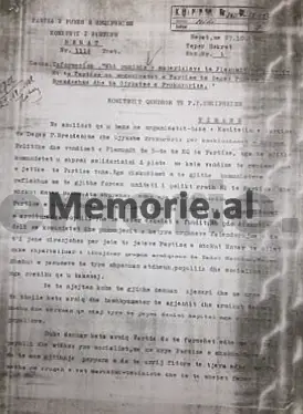 Raporti sekret i Mine Gurit për Komitetin Qendror: Ja kuadrot e Sigurimit të Shtetit që janë të implikuar në akte imoraliteti dhe…