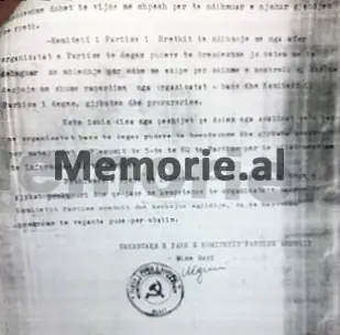 Raporti sekret i Mine Gurit për Komitetin Qendror: Ja kuadrot e Sigurimit të Shtetit që janë të implikuar në akte imoraliteti dhe…