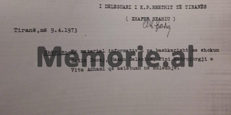 Relacioni sekret për Enverin:  Në mbledhjen e RTSH-së u tha se: Todi Lubonja ua futi kontrabandë Festivalin e 11-të, Partisë, popullit dhe punonjësve të Radio-Televizionit…