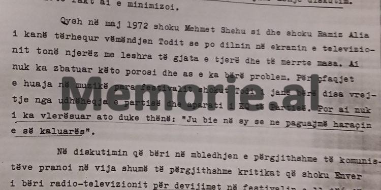 Relacioni sekret për Enverin: Todi Lubonja nuk zbatoi porositë e shokut Mehmet e Ramiz, që në televizion të mos dilnin njerëz me leshra të gjata…