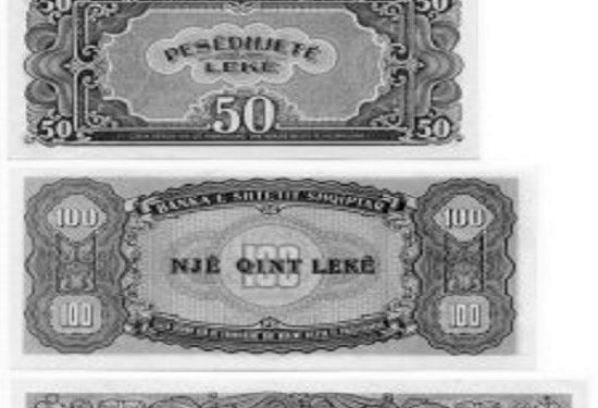 The year 1946, when the communist regime with the alibi of “currency exchange”, extorted Albanian merchants and rich