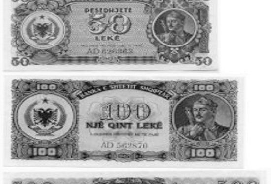 The year 1946, when the communist regime with the alibi of “currency exchange”, extorted Albanian merchants and rich