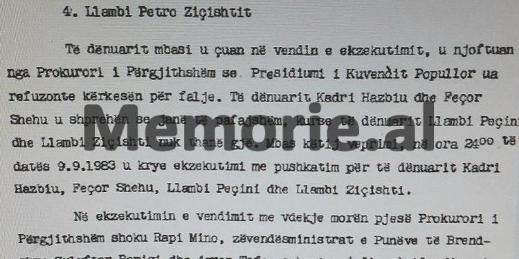 “Ja çfarë ndodhi me xhaxhanë tonë, Kadri Hazbiun, para arrestimit dhe si e zhduku Sigurimi tim’at, Hasanin në ’86-ën” / Dëshmia e rrallë e mbesës…