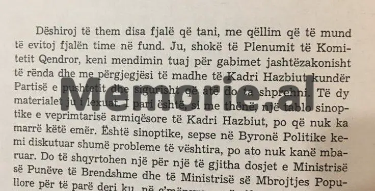 “Ja pse ti Kadri, me sovjetikët dhe Mehmetin, krijuat Komplotin e Teme Sejkos…”/ Akuza e Enverit në Pleniumin e 13 tetorit ‘82
