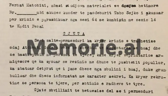 “Ja pse ti Kadri, me sovjetikët dhe Mehmetin, krijuat Komplotin e Teme Sejkos…”/ Akuza e Enverit në Pleniumin e 13 tetorit ‘82
