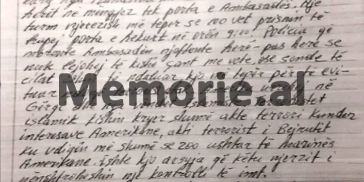 Ditari i të arratisurit në ’85-ën/ Çamët e Markatit në Chicago ishin përçarë nga  agjenti i Tiranës, K. A.,“Mos rri me Bilal Xhaferrin, se ai është një m…”, më tha kunati i tij