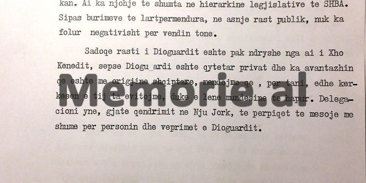 Kur kongresmeni amerikan, Joseph Kennedy, biri i kandidatit për president të SHBA-ve, debatonte me ambasadorin Pitarka, që s’i jepte vizë për Shqipëri…/Dokumentet e panjohura të ’89-ës