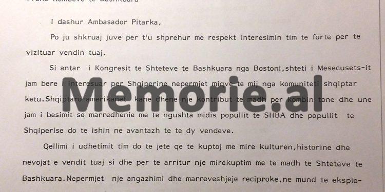 Kur kongresmeni amerikan, Joseph Kennedy, biri i kandidatit për president të SHBA-ve, debatonte me ambasadorin Pitarka, që s’i jepte vizë për Shqipëri…/Dokumentet e panjohura të ’89-ës