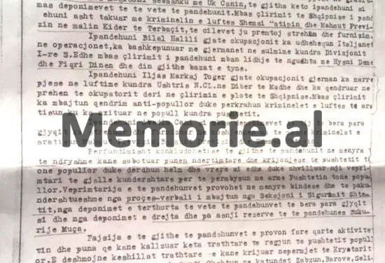 Si u arrestuan dhe dënuan me burg e pushkatim, 14 pjesëtarë të të ashtuquajturit “grupit fashist” i Zerqanit, në ’46-ën, me akuzën….