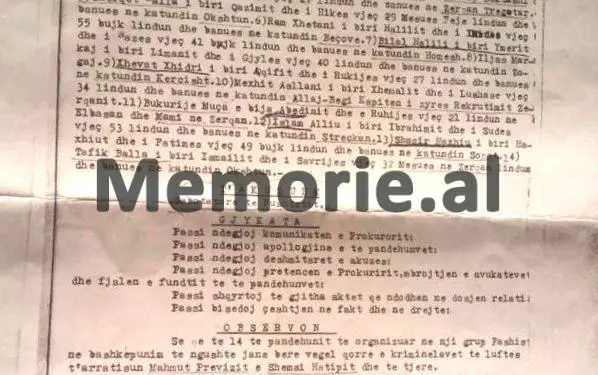 Si u arrestuan dhe dënuan me burg e pushkatim, 14 pjesëtarë të të ashtuquajturit “grupit fashist” i Zerqanit, në ’46-ën, me akuzën….