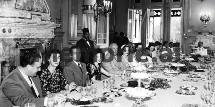 Foto e rrallë/ 31 janar 1948, kur Mbreti Faruk i Egjiptit organizoi në Kajro ceremoninë zyrtare të varrimit të Princeshës Ruhije Zogu…