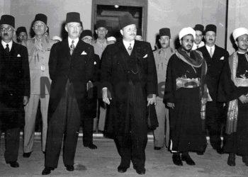 Foto e rrallë/ 31 janar 1948, kur Mbreti Faruk i Egjiptit organizoi në Kajro ceremoninë zyrtare të varrimit të Princeshës Ruhije Zogu…