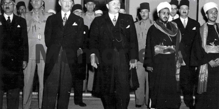 Foto e rrallë/ 31 janar 1948, kur Mbreti Faruk i Egjiptit organizoi në Kajro ceremoninë zyrtare të varrimit të Princeshës Ruhije Zogu…
