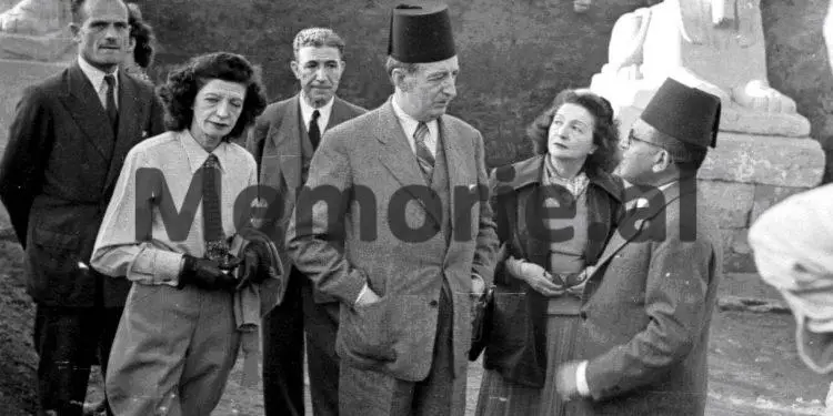 Foto e rrallë/ 31 janar 1948, kur Mbreti Faruk i Egjiptit organizoi në Kajro ceremoninë zyrtare të varrimit të Princeshës Ruhije Zogu…