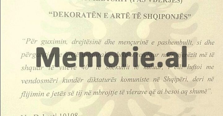 “Komunistët e dogjën me vajguri trupin e gjyshit tim dhe baba, 13 vjeçar, iku nga internimi dhe shkoi e zhvarrosi kufomën…”/Dëshmia rrëqethëse e Frrok Mëlyshit nga Brukseli