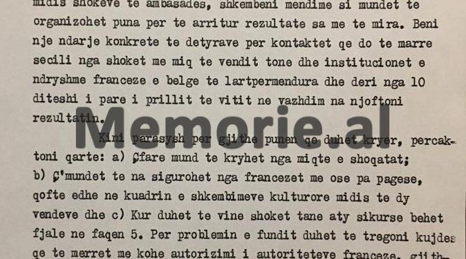 “Ja ku dhe për çfarë do kërkoni për Enver Hoxhën në Francë e Belgjikë” / Letra sekrete e Ministrit Malile në ’87-ën, për ambasadën në Paris…