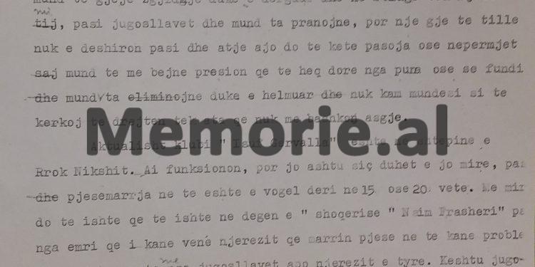 “Më quajnë këlysh i Enver Hoxhës dhe do më vrasin apo më marrin vajzën peng…” / Dokument sekret i ‘86-ës për njeriun që shpërndante video-kasetat e regjimit komunist, në SHBA