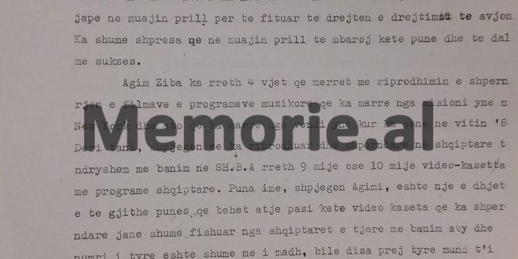 “Më quajnë këlysh i Enver Hoxhës dhe do më vrasin apo më marrin vajzën peng…” / Dokument sekret i ‘86-ës për njeriun që shpërndante video-kasetat e regjimit komunist, në SHBA