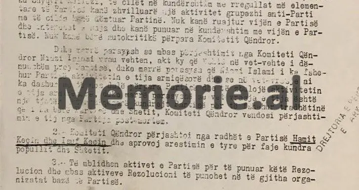 “Ky grup antiparti bënte mbledhje sikur të ishin një forum partie dhe qeveri tjetër, duke…”/ Dokumenti i 1950-ës për opozitën e vërtetë brenda Komitetit Qendror që shpërfillën Enverin