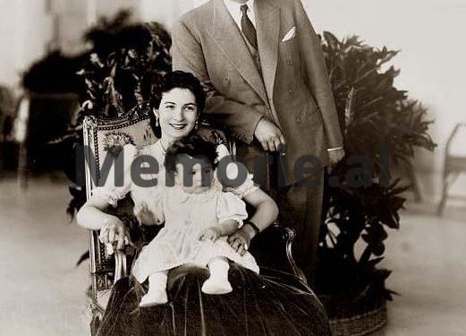 Foto e rrallë/ 31 janar 1948, kur Mbreti Faruk i Egjiptit organizoi në Kajro ceremoninë zyrtare të varrimit të Princeshës Ruhije Zogu…