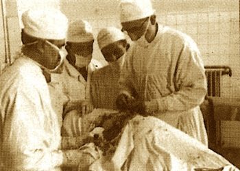 Unknown photos. Buildings, clinics and hospital doctors, from Zogu Monarchy, in Socialist Albania: Tirana, Durrës, Shkodra, Korça, Vlora, Elbasan, Gjirokastra, Berat, Peqini, Lezha…