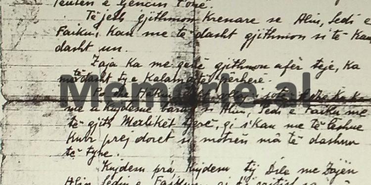 “Letra që babai i dërgoi nënës sime me 12 prill ‘45-së, dy ditë para pushkatimit, ku…”/ Dëshmia e së bijës të ekzekutuarit me Gjyqin Special