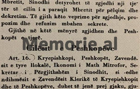 “Kryepeshkopi i gjithë Shqipërisë, Hirësia e tij Paisi Vodica, pasi falënderoi qeverinë dhe gjeneral-kolonel Enver Hoxhën, ia dha fjalën Adil Çarçanit…”/ Kur Kongresi i Kishës Ortodokse, brohoriste për Stalinin