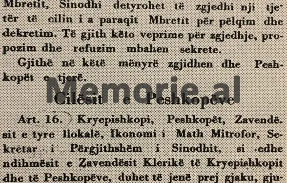 “Kryepeshkopi i gjithë Shqipërisë, Hirësia e tij Paisi Vodica, pasi falënderoi qeverinë dhe gjeneral-kolonel Enver Hoxhën, ia dha fjalën Adil Çarçanit…”/ Kur Kongresi i Kishës Ortodokse, brohoriste për Stalinin