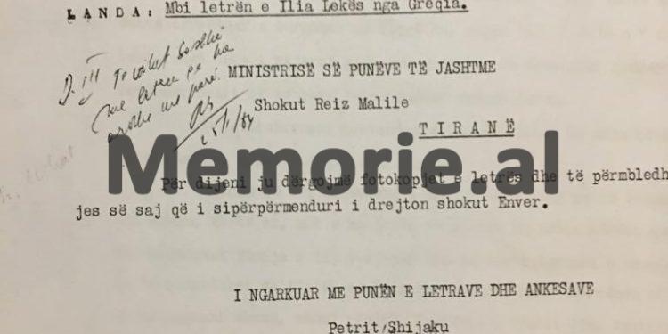 Letra kërcënuese për Enverin: “Mos ma mbani babanë në burg dhe djalin peng, do kryej veprime çnjerëzore, do çuditet Greqia dhe…”/ Historia e minoritarit që u arratis në ’82-in