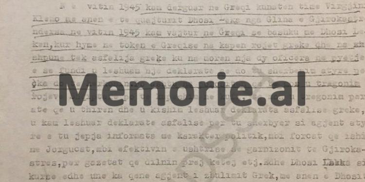 Letra kërcënuese për Enverin: “Mos ma mbani babanë në burg dhe djalin peng, do kryej veprime çnjerëzore, do çuditet Greqia dhe…”/ Historia e minoritarit që u arratis në ’82-in