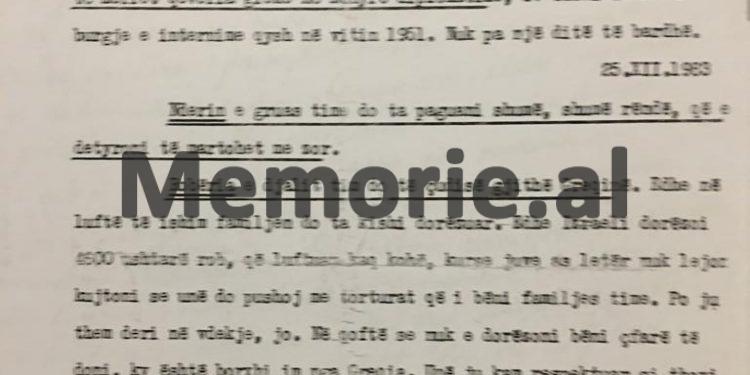 Letra kërcënuese për Enverin: “Mos ma mbani babanë në burg dhe djalin peng, do kryej veprime çnjerëzore, do çuditet Greqia dhe…”/ Historia e minoritarit që u arratis në ’82-in