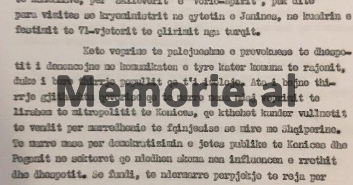 Telegramet sekrete për Enverin: “Shtypi grek pasqyron grevën e Ilia Lekës para ambasadës, janë solidarizuar partitë politike, parlamenti e Mitropoliti Sevastianos që….”
