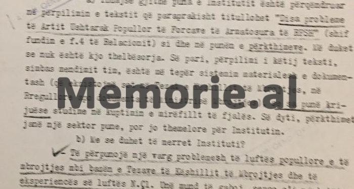 “Shoku Mehmet, unë mund të gaboj se s’i njoh problemet e Ushtrisë, por ja se ç’po bëhet te Instituti…”Letra e Ramiz Alisë në ’72-in