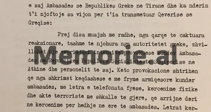 “Ambasadorit grek i thamë se familja Leka janë provokatorë e kriminelë dhe s’kanë fuqi të nxjerrin Athinën në rrugë për…”/ Informacioni për Enverin