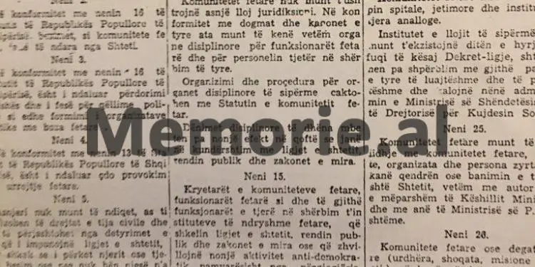 “Kryepeshkopi i gjithë Shqipërisë, Hirësia e tij Paisi Vodica, pasi falënderoi qeverinë dhe gjeneral-kolonel Enver Hoxhën, ia dha fjalën Adil Çarçanit…”/ Kur Kongresi i Kishës Ortodokse, brohoriste për Stalinin